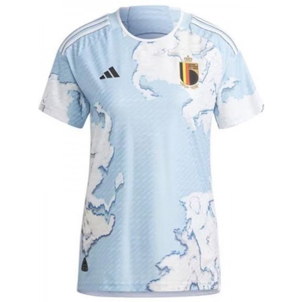 Belgium loin maillot féminin kit de football deuxième vêtements de sport pour femmes uniforme de football hauts chemise de sport 2023